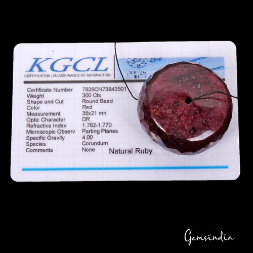 Certificato 300 cts naturale - certificato,