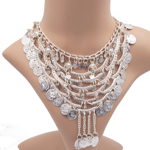 Collier collana con monete - collana,
