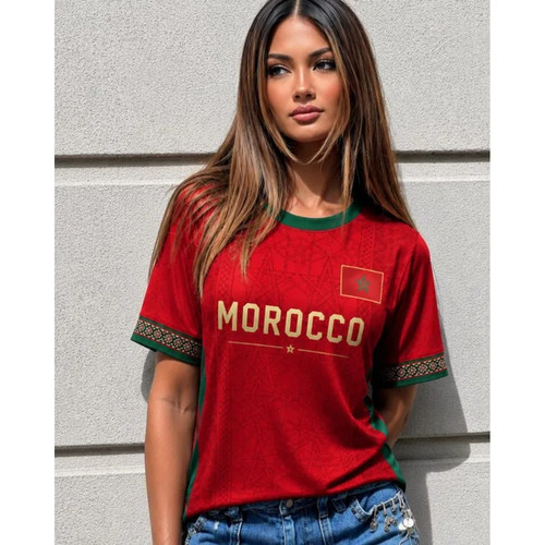Maglia calcio marocco donna - calcio,