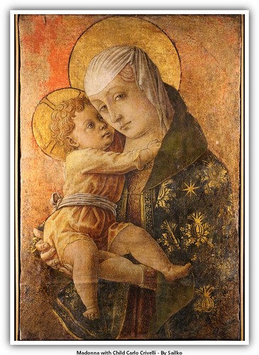 Madonna con bambino - bambino, carlo
