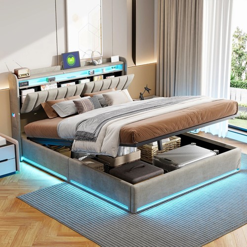 Letto matrimoniale led - letto,