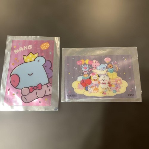 Bt21 acrylic card - bt21, collectible