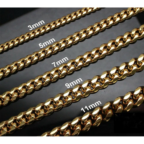 Collana catena maglia cubana