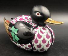 Anatra Papera Portafortuna Manifattura Artistica Le Porcellane Firenze vintage