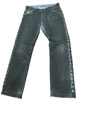 Jeans Dolce Gabbana 1120$ uomo 36/36, ottimo raro, nero. Made In Italy.