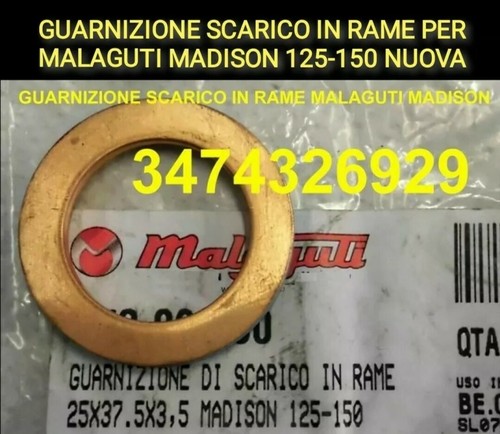 Guarnizione scarico rame - , in