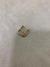 FIBBIA PER CINTURINO OROLOGIO "LONGINES LAMINATA ORO" ANSA 12 MM -USATO-