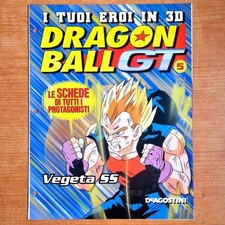 Fascicolo #5 VEGETA SS Schede I Tuoi Eroi In 3D DRAGON BALL GT De Agostini 2001
