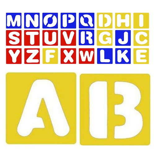 Pcs stencil di lettere - stencil,