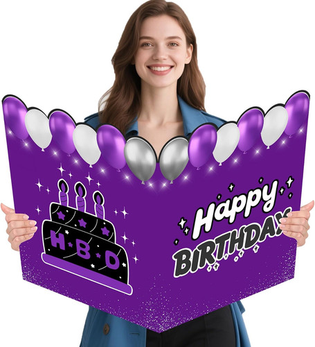 Biglietto compleanno jumbo con - compleanno,