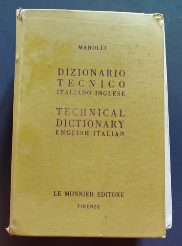 Marolli dizionario tecnico - marolli,