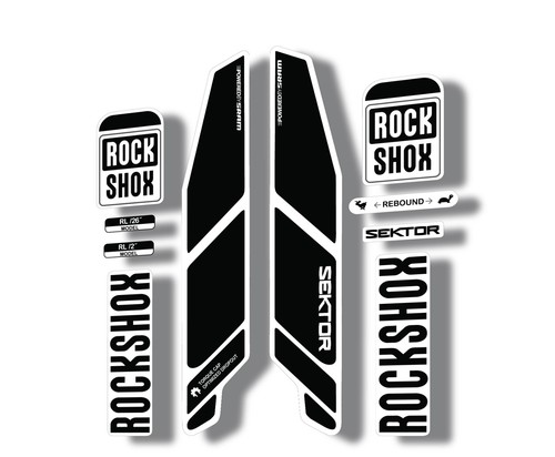 Adesivo rock shox sektor - shox,