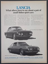 1968 PRINT AD Lancia Fulvia
