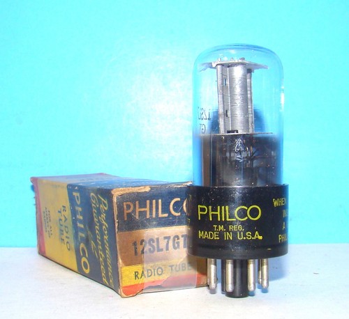 12sl7gt philco nos radio - 12sl7gt,