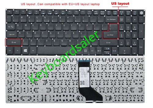 Nuova tastiera usa - usa, acer