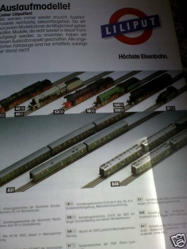 Catalogo treni depliant