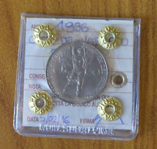 MONETA CITTA' DEL VATICANO 50 CENT PIO XI 1936 sigillata FDC SUBALPINA