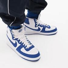 NIKE SNEAKERS TERMINATOR UOMO HIGH FN6836 100 BIANCO AZZURRO