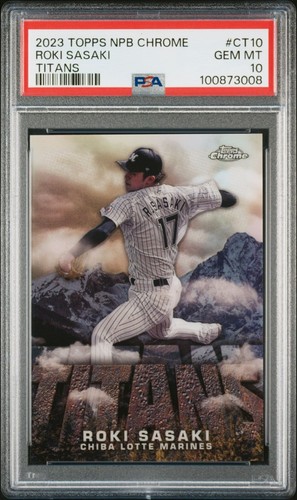 Roki sasaki 2023 topps npb - sasaki,
