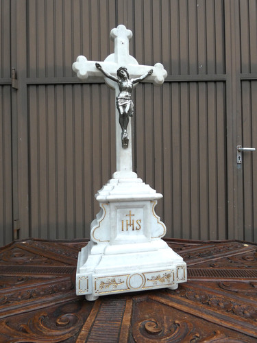 Antico crocifisso francese xix - antico,