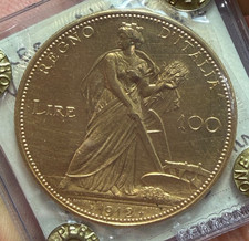 Raro 100 lire ARATRICE 1912