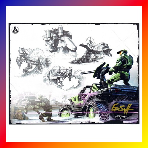 Halo firmato art print - firmato,