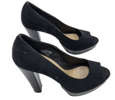 SCARPE DONNA DECOLLETE TACCO ALTO NERO VERA PELLE TAG. 39 BY CONBIPEL MADE IN IT