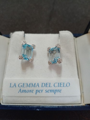Orecchini oro bianco - 18kt, e