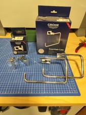 GROHE Set Accessori Bagno Essentials Cube New, Cromo, Rettangolare 6pz