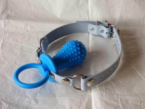 Nuovo vera pelle blu - nuovo,