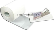 STRASS CARTA ADESIVA 1 FOGLIO Cm33x21 borchie creare disegni cartine