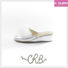 Pantofola donna vera pelle - ,