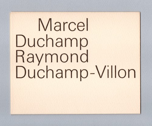 Invito mostra 1967 - mostra, marcel