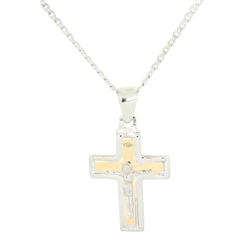 Collana crocifisso uomo - collana,