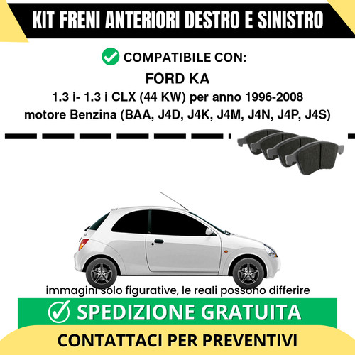 Pastiglie freno anteriori per - pastiglie,