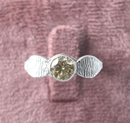 Anello solitario diamante - anello,