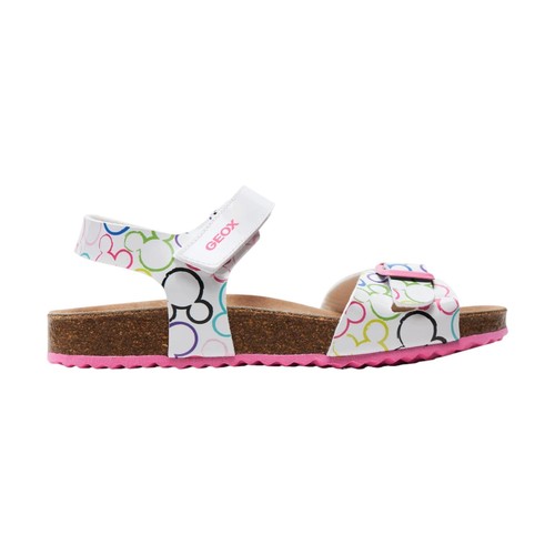 Geox sandalo bianco multi con - sandalo,