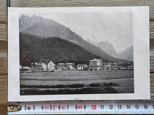 Antiche stampe 1923 dobbiaco - 1923,