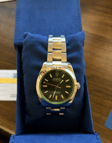 Rolex milgauss 116400gv black - rolex,