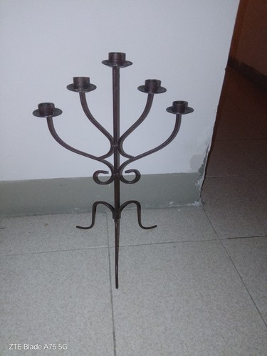 Candelabro ferro battuto - ferro, 5