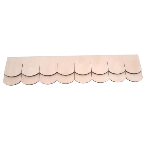 Strisce tegole legno - strisce, in