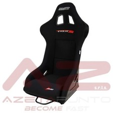 sedile auto sportivo in vetroresina monoscocca con supporti laterali da corsa