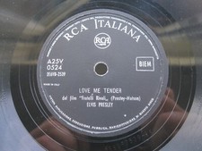 Rare elvis presley rpm love - elvis,