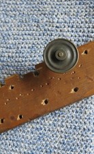 VECCHIA MANIGLIA IN OTTONE A POMELLO PER MOBILI VARI -