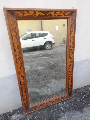 Grande specchiera legno con - specchiera,