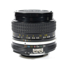 PRL) NIKON NIKKOR AI-S 35 mm 2.8 LENS OBIETTIVO FOTOCAMERA LENTE OTTICA OBJECTIF