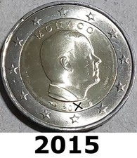 Monaco - monete da 2 euro 2015