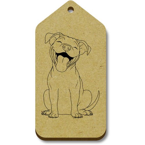 Happy pit bull terrier - bull, terrier'