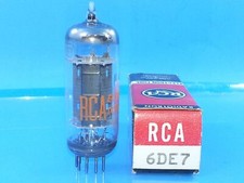 RCA 6DE7 VACUUM TUBE SINGLE
