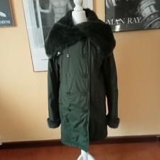 K-WAY donna Piumino verde bottiglia tg L